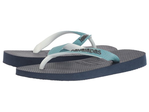 Havaianas - Top Mix Flip Flops (Navy Blue/Mineral Blue) Women's Sandals