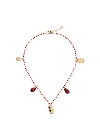MANGO Shells bead necklace