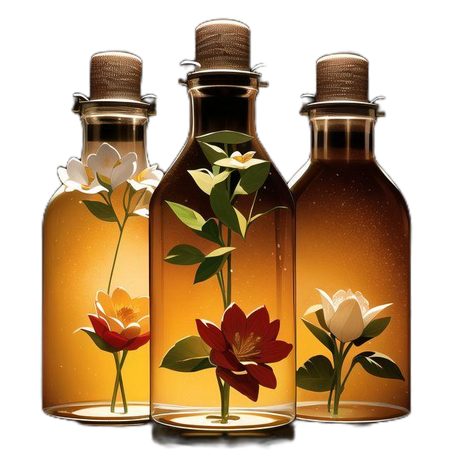 bottle flower potion
