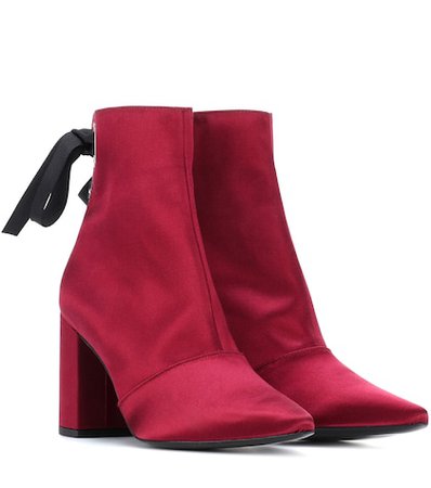 x Clergerie Karlis satin ankle boots