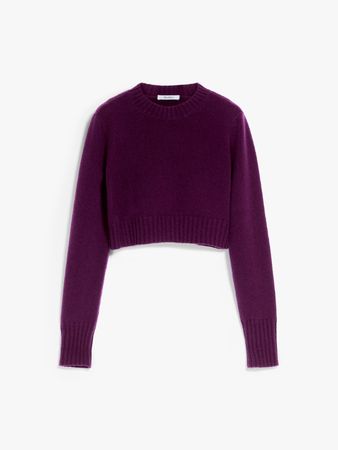 Cashmere jumper, purple | "CINESE" Max Mara