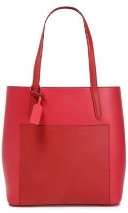 Paneled Leather Tote