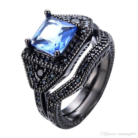 black and light blue ring - Google Search