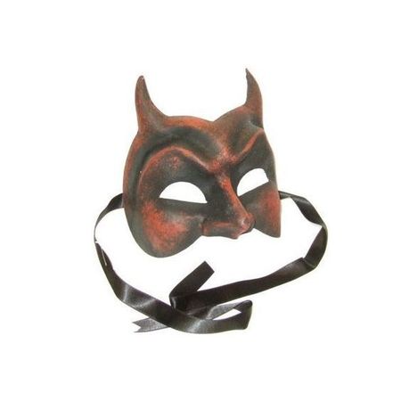 vintage devil mask