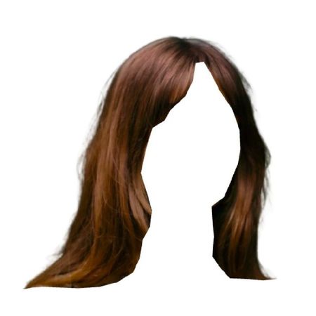 straight red brown hair curtain bangs