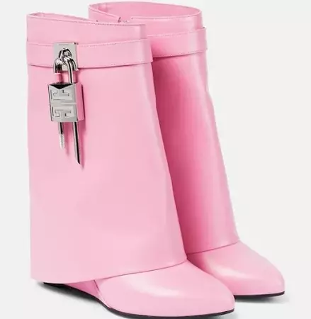 Pink Low Givenchy Shark Boots