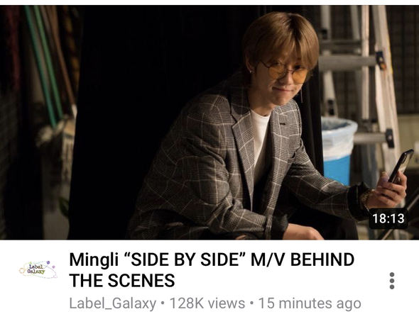 Mingli “SIDE BY SIDE” M/V BEHIND THE SCENES