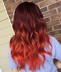ombre brown hair with red tips - Google Search