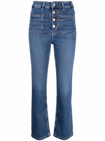 Maje high-waisted flared jeans - FARFETCH