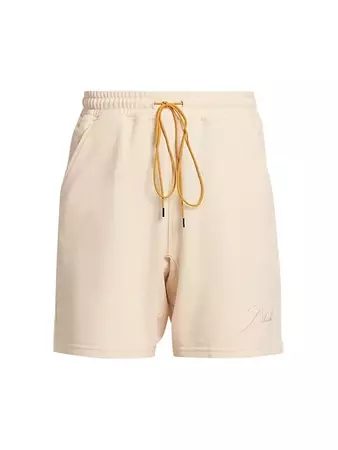 Shop R H U D E Piqué Athletic Shorts | Saks Fifth Avenue
