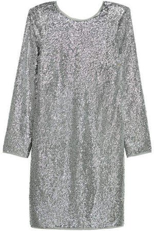 Sequined Dress - Silver