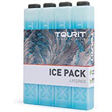 Amazon.com: Fit & Fresh Cool Coolers Slim Reusable Ice Packs for Lunch Boxes, Lunch Bags and Coolers, Set of 6, Multicolored: Kitchen & Dining