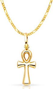 gold ankh necklace amazon - Google Search