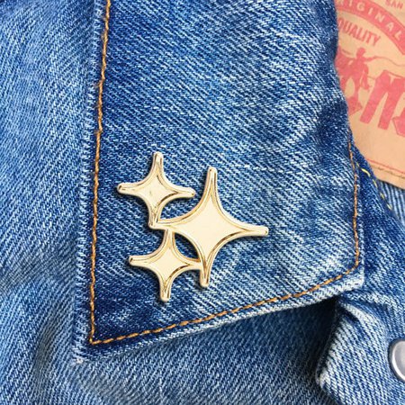 Sparkle Stars Pin Soft Enamel Pin Jewelry Flair Emoji | Etsy