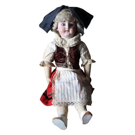 S & C Porcelain Head Doll Number 7 - Old toys | Antikeo