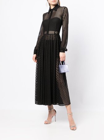 ANOUKI Lace Shirt Maxi Dress - Farfetch