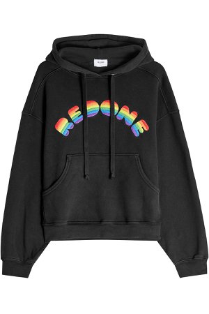 Cotton Hoodie with Rainbow Logo Gr. XS