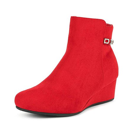 Amazon.com | DREAM PAIRS Women's Wedge Heel Ankle Boots | Ankle & Bootie