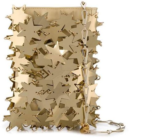 star chainmail crossbody bag