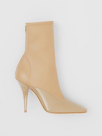 burberry leather ankle boots brown lambskin - Cerca con Google