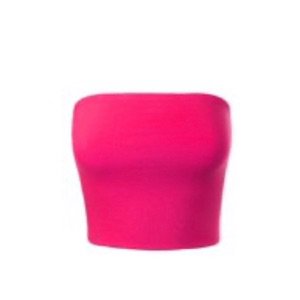 pink tube top