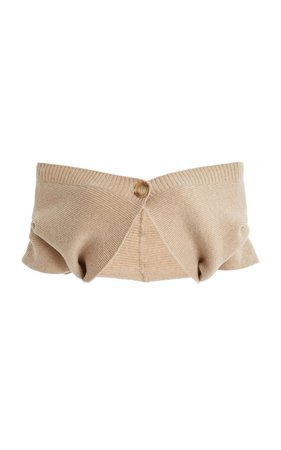 Valerie Off-The-Shoulder Wool-Blend Top by Jacquemus | Moda Operandi