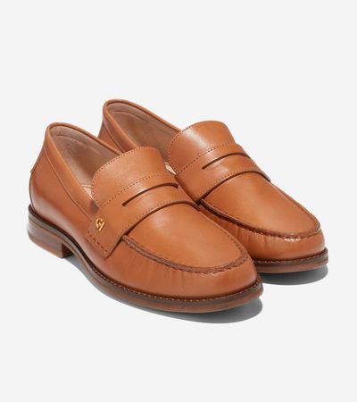Women's Lux Pinch Penny Loafer in Brown | Cole Haan