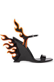 Prada Flame Wedge Shoes: The Heels Everyone Wants This Season | PORTER