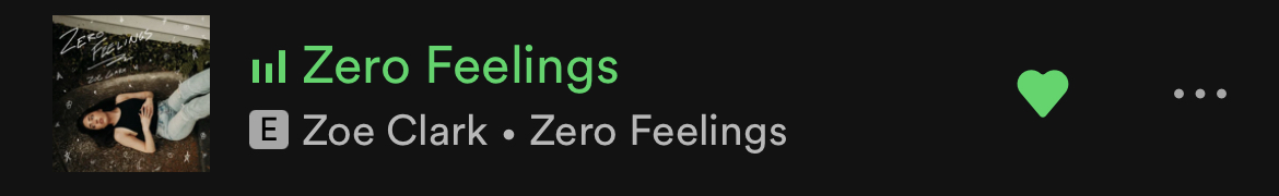 zero feeling