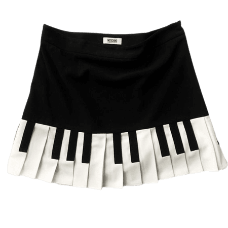 Moschino Piano Key Mini Skirt