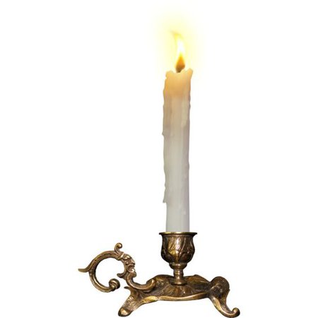candle stick png filler white gold