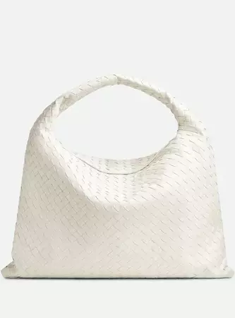 bottega white knot bag large - Google Search