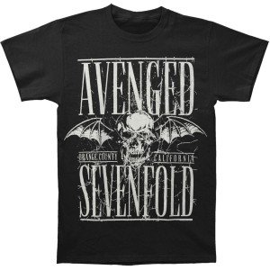 Avenged Sevenfold AVS Bullet Proof Mens Regular T T-shirt - Avenged Sevenfold - A - Artists/Groups - Rockabilia