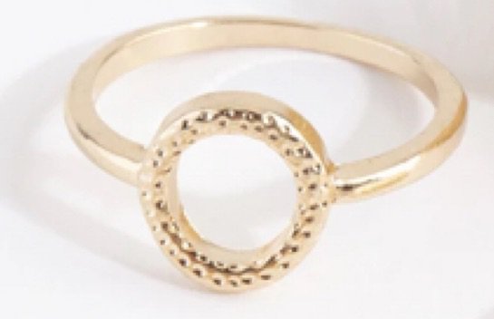 gold round ring