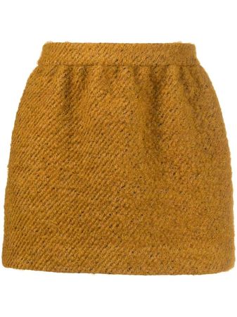 RED Valentino wool-blend Bouclé Mini Skirt - Farfetch