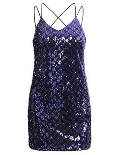 purple black glitter dress