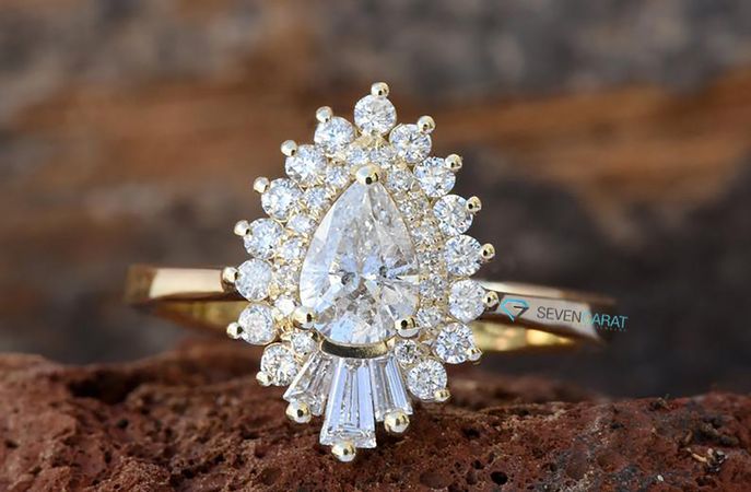 yellow gold vintage oval engagement rings - Google Search