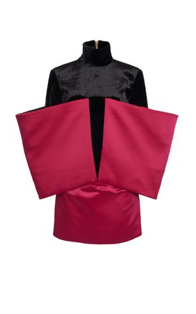 Square Sleeve Velvet Dress by Balmain | Moda Operandi
