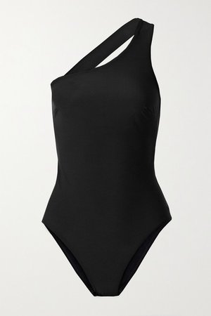 Colette One-shoulder Swimsuit - Black