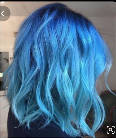 blue hair