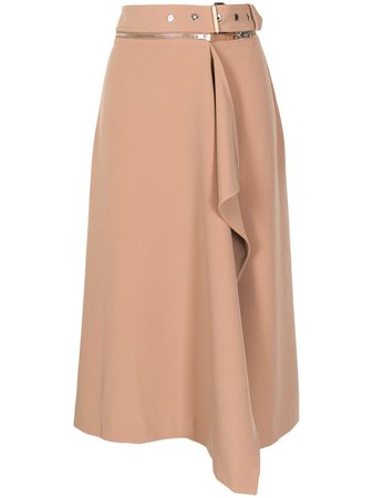 Shop Dion Lee belted wrap skirt with Express Delivery - FARFETCH