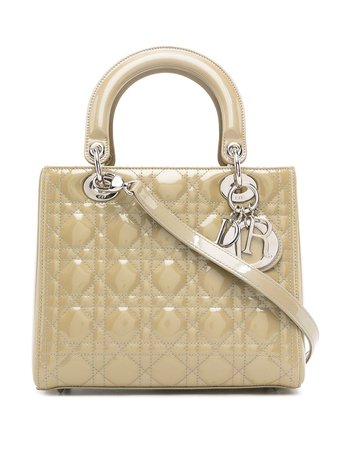 Christian Dior pre-owned Medium Lady Dior Cannage 2way Bag - Farfetch