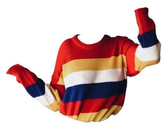 striped sweater shirt png