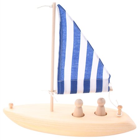 Wooden Toy Boat | Sailboat | Made in USA