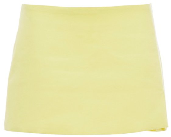 Attico Cotton-Blend Mini Skirt