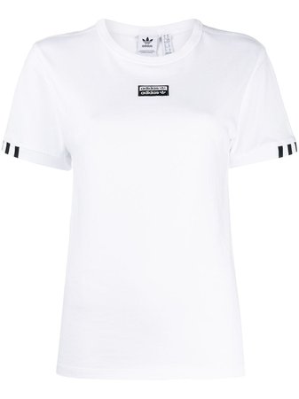 Adidas Camiseta Com Logo Bordado - Farfetch