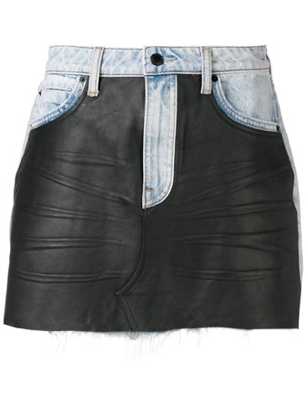 Alexander Wangcombined mini skirt combined mini skirt £986 - Buy Online - Mobile Friendly, Fast Delivery