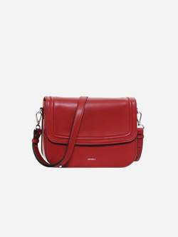 Brigitte Couture Vegan Leather Handbag | Red from ASHOKA Paris