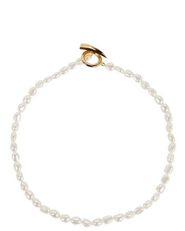 Missoma Pearl Claw Toggle Necklace | INTERMIX®