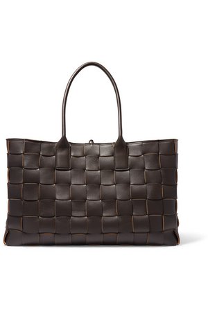 Bottega Veneta | Cabas medium intrecciato leather tote | NET-A-PORTER.COM
